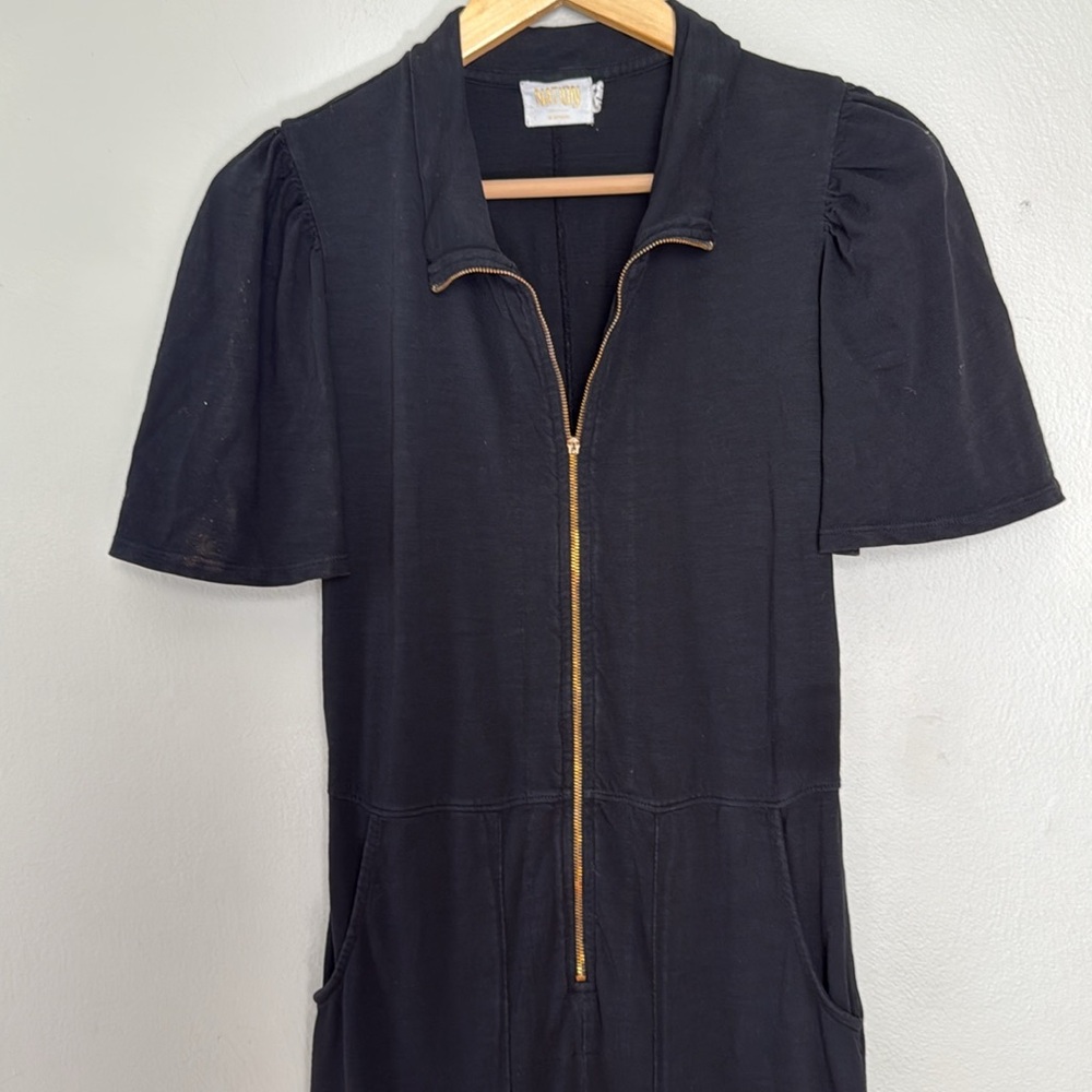 Nation LTD black short sleeve jumpsuit small - Picture 2 of 8